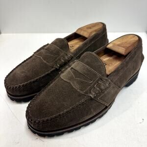 NWOT Ansewn / Rancourt & Co. x Polo Ralph Lauren Penny Loafer Brown Suede USA 9